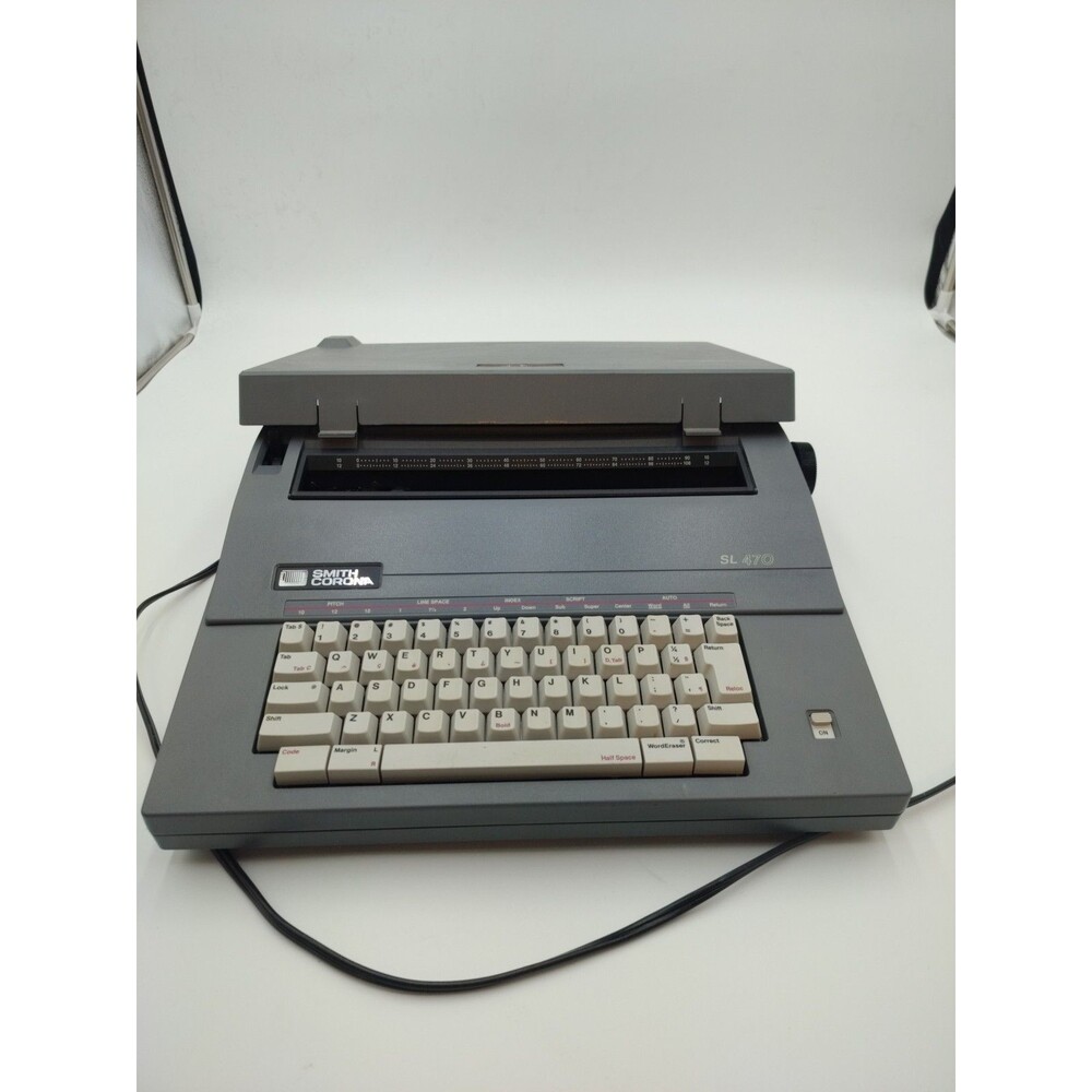 Vintage Smith Corona Electric Typewriter SL 470 with Limited Operations (Read)